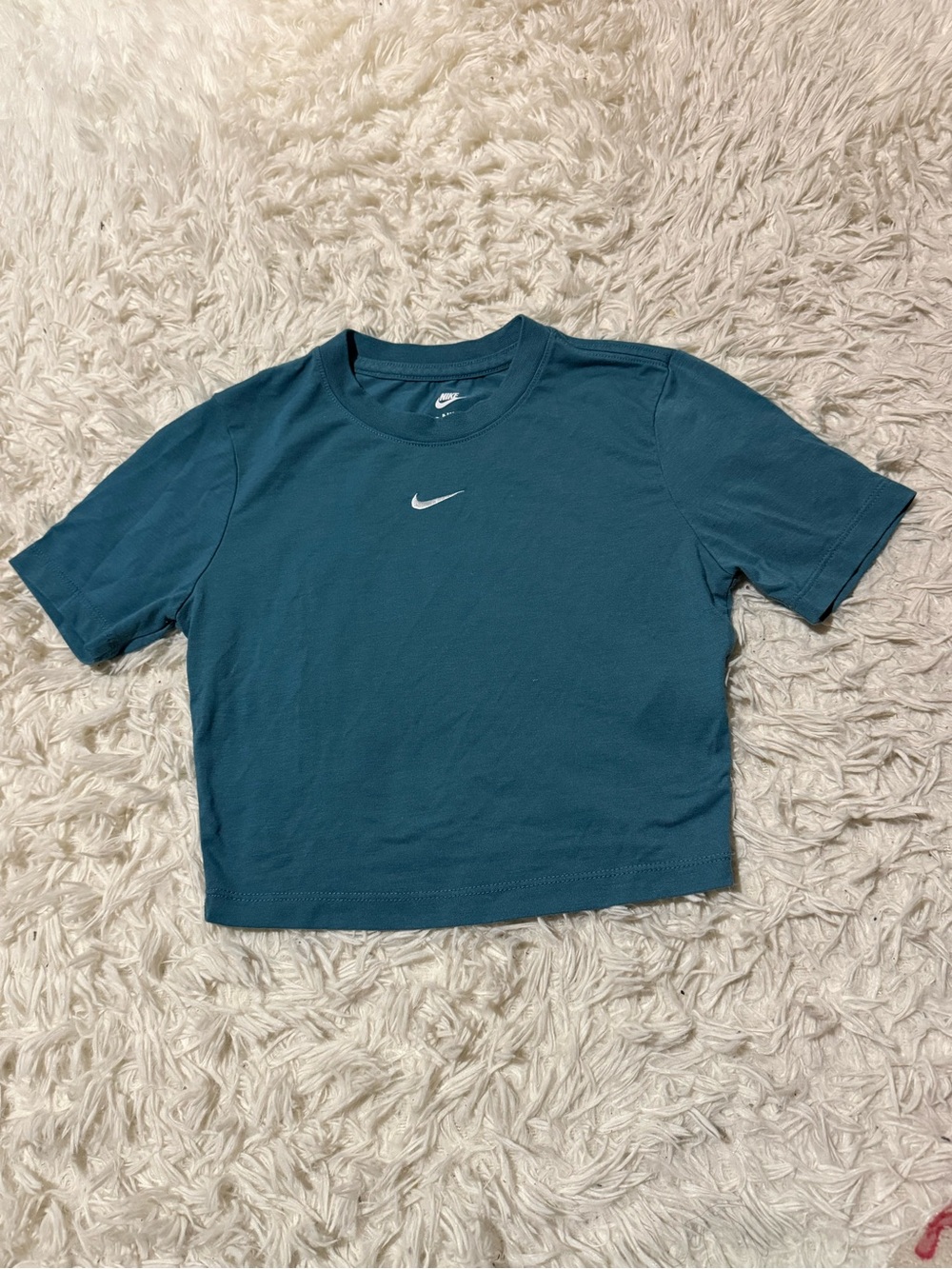 Nike Dark Teal Crew Neck Tee with White Branding